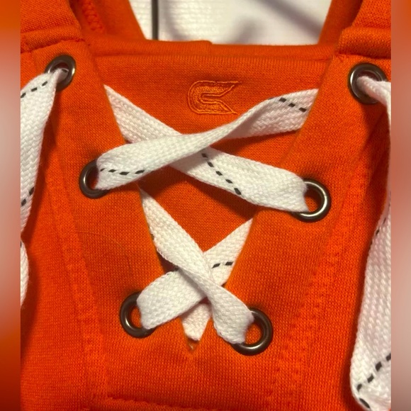 Clemson Laced Collar Hoodie (Size Large) - Picture 3 of 5